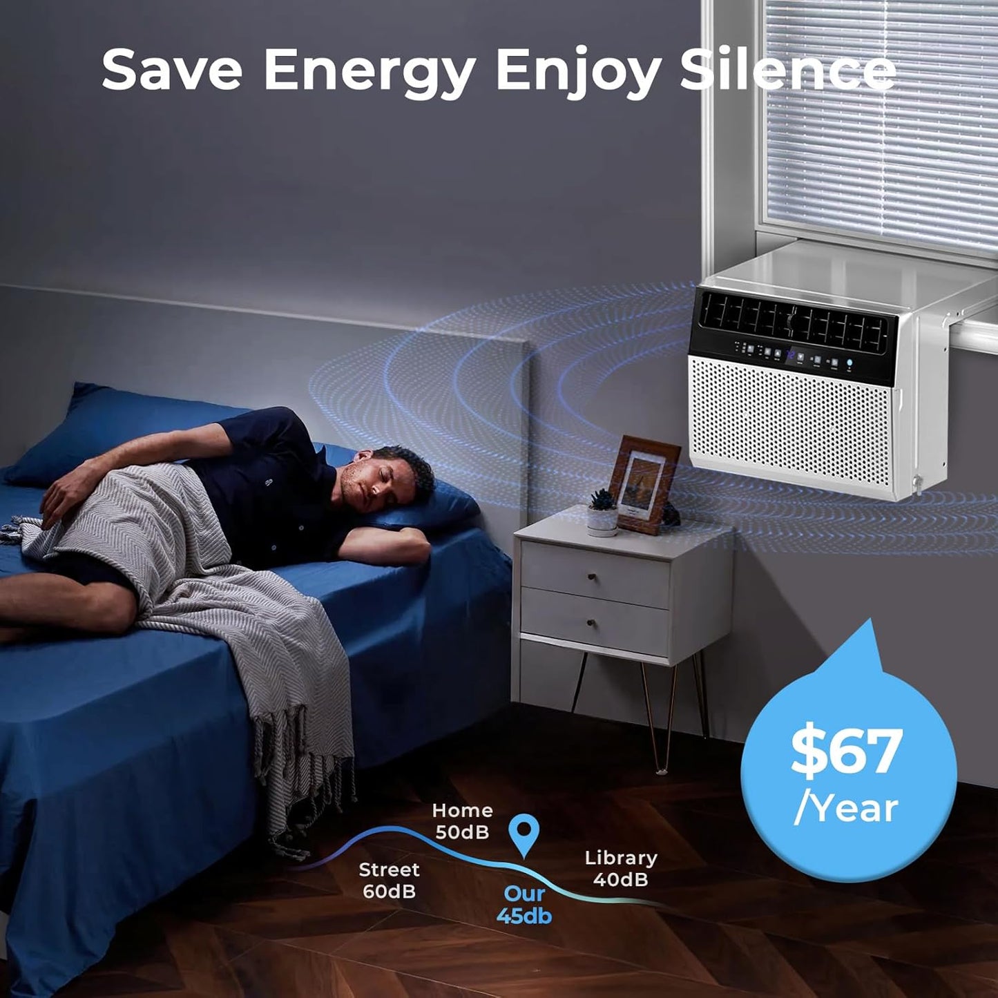 U-Shaped Window Air Conditioner