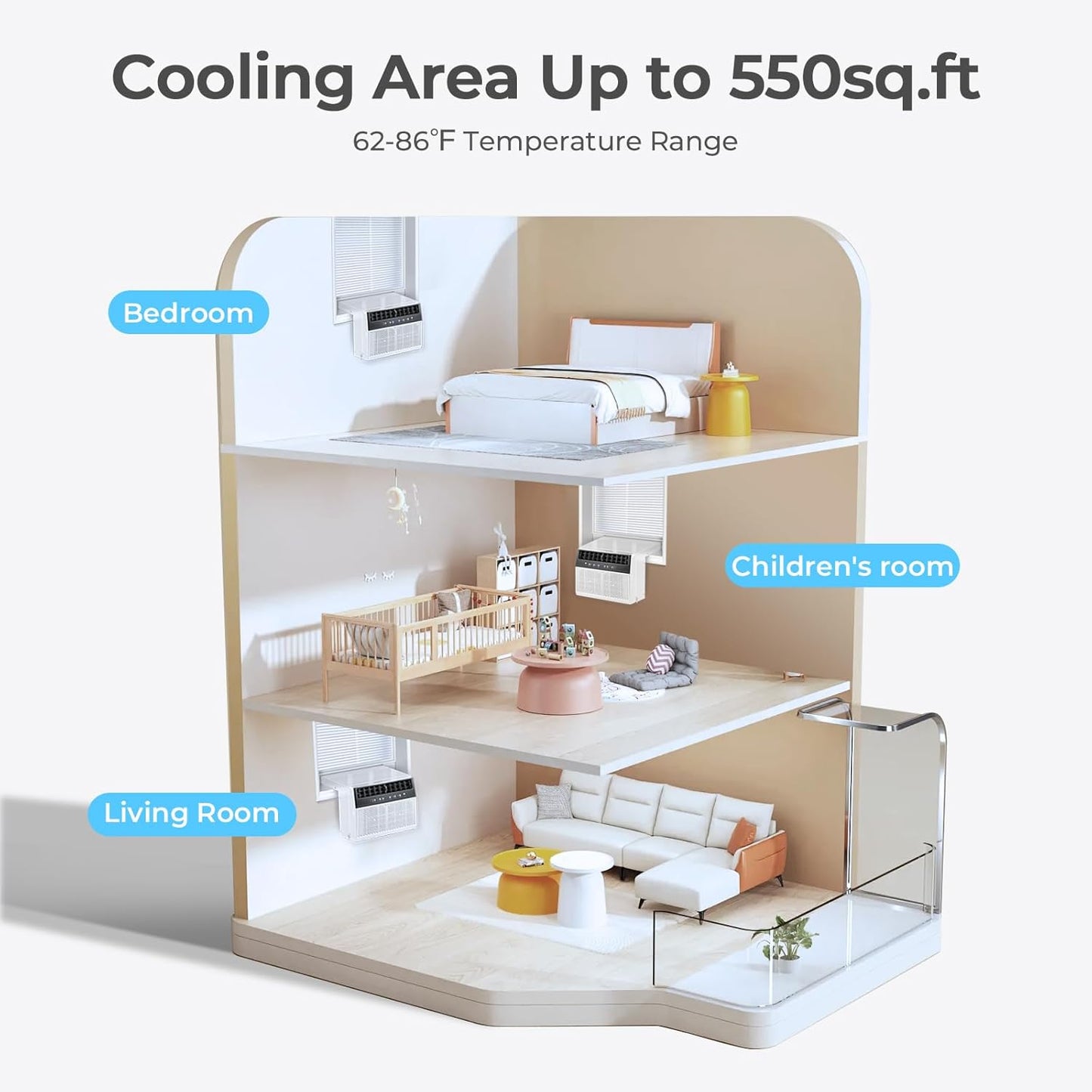 U-Shaped Window Air Conditioner