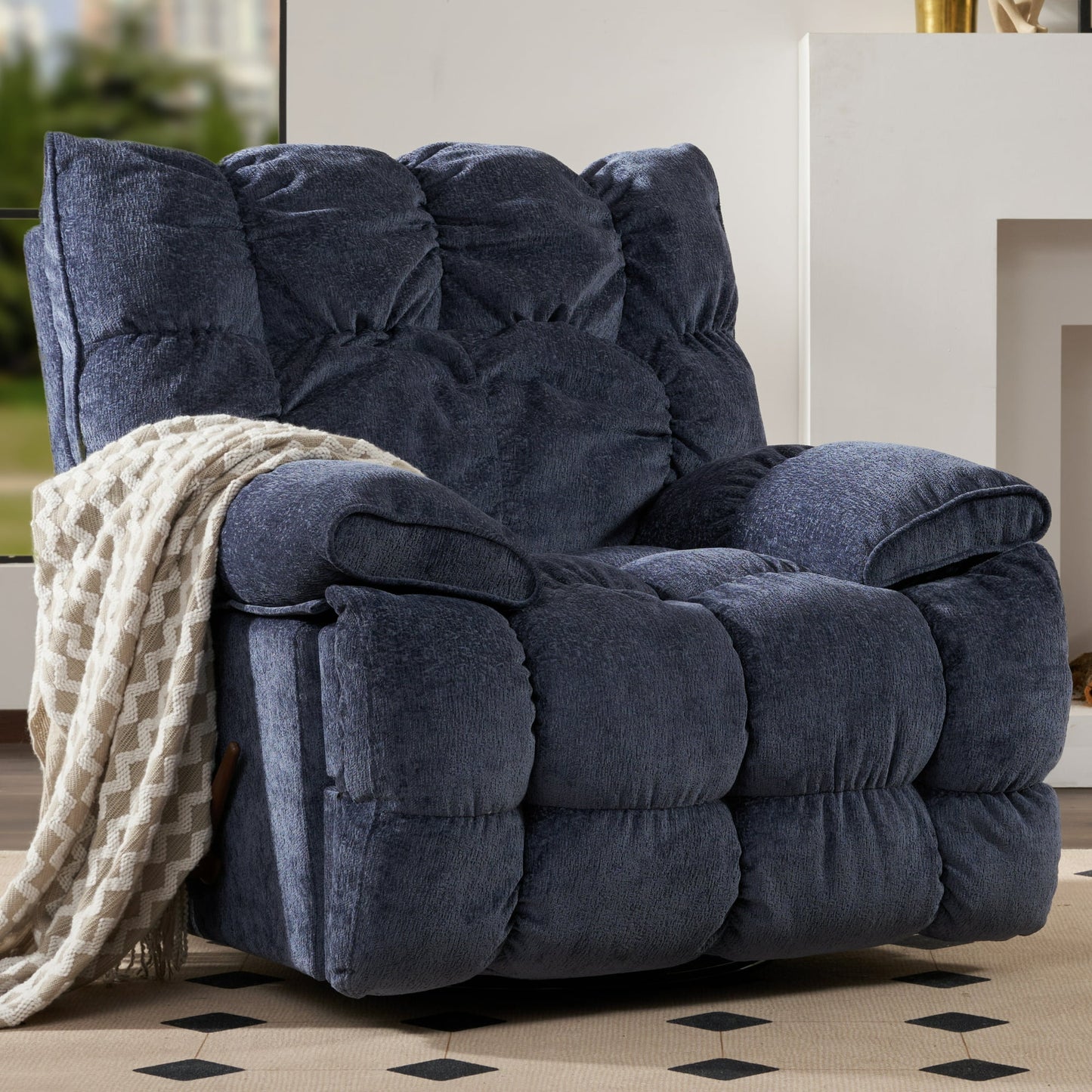 Oversized Rocker Recliner Chair