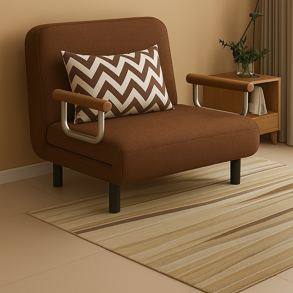 The practical folding sofa bed leisure lounger