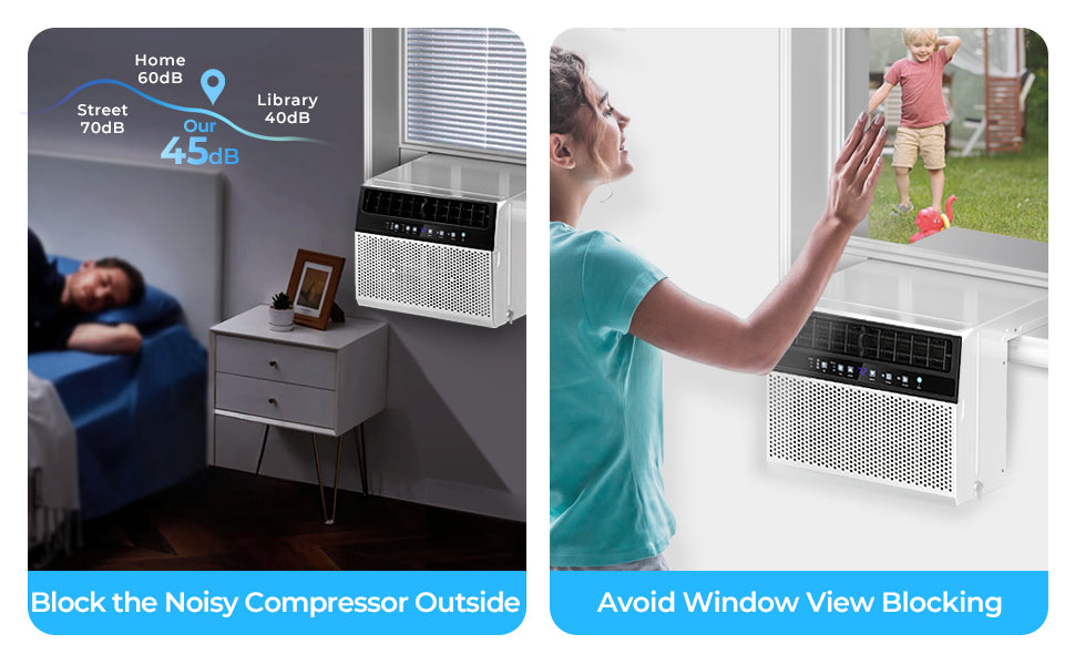 U-Shaped Window Air Conditioner